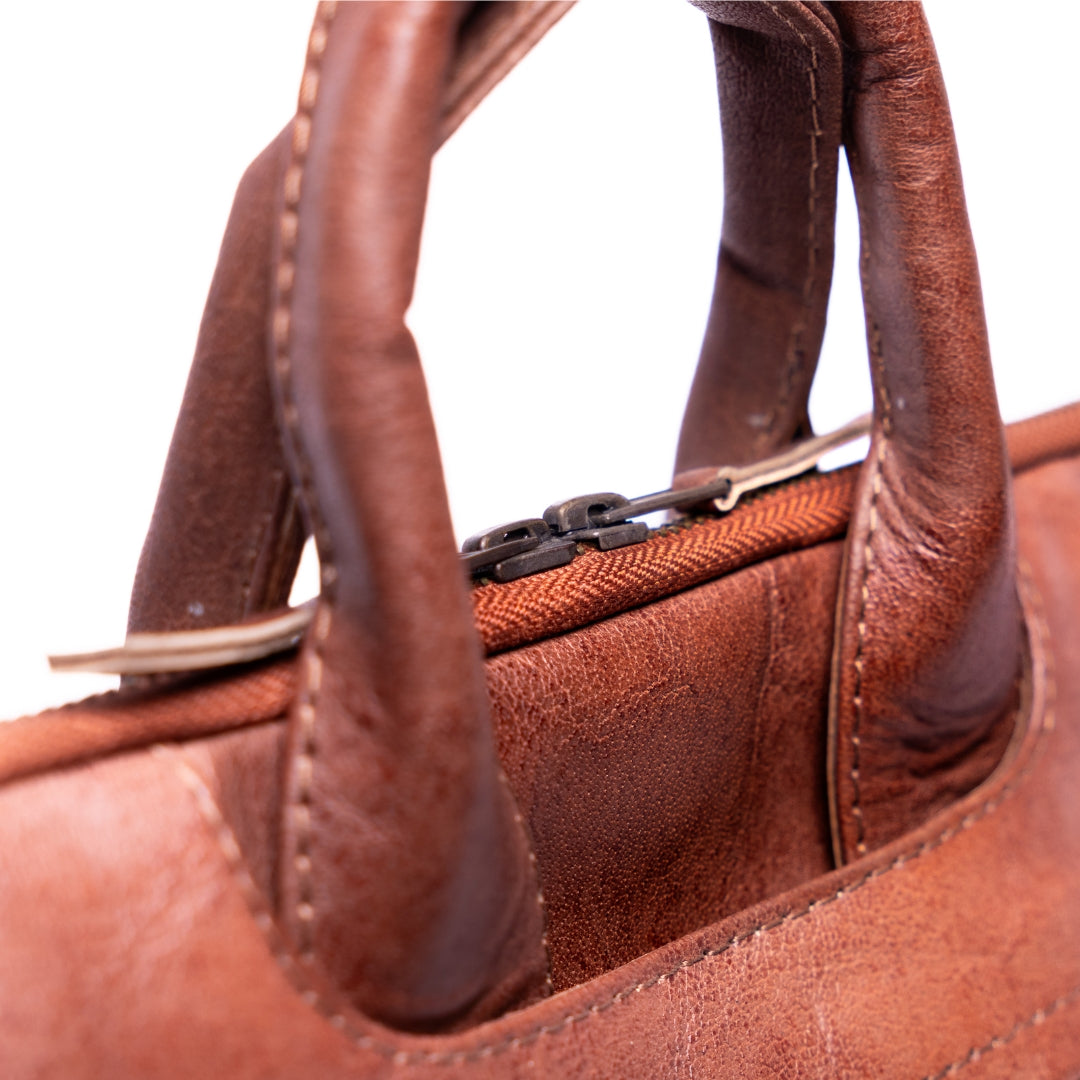 USSR Premium Quality Genuine Leather Bag Handbag Office Essentials Laptop Tote Travel Work UK