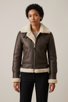 USSR Women's Brown Aviator Jacket: Styling, Fit & Care Guide