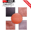 USSR Premium Genuine Cow Leather 100% Real Full-Grain Hide Durable Sheets & Stylish for Crafting, Tooling, Sewing, Brown