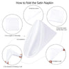 12 X White Cotton Napkin Table Linen Dinner 100% Egyptian Hotel - Birthday - Wedding 12"x12" Inches