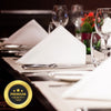12 X White Cotton Napkin Table Linen Dinner 100% Egyptian Hotel - Birthday - Wedding 12"x12" Inches