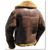 Men's Battle of Britain Flying B3 RAF Brown Leather Jacket Genuine Leather Premium Winter Coat