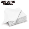 Kitchen Cloth Napkins 6 Pack Cotton Blend Washable and Reusable Table Dinner Napkins for Hotel, Lunch, Restaurant, Weddings, Event and Parties 12x12 Inches White