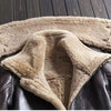 Women's Aviator RAF Double Fur Collar Heavy Jacket Biker Winter Fashion Shearling N9 Leather Jacket