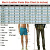 Men Genuine Leather Pant Punk Kink Jeans Trouser Bikers Breeches Cuir BLUF High Quality Pants