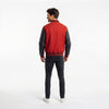 Men's Letterman Bomber Baseball Red Wool & Black Leather Sleeves Varsity Premium Winter Jackets ussr sports