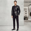 Men's 2-Button Black Genuine Sheepskin Leather Coat Blazer – Premium Formal Jacket ussr sports