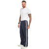 MENS SPORTS SILKY JOGGING BOTTOMS STRIPED JOGGERS GYM TRACKSUIT PANTS TROUSERS