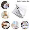 Pack of 6 Pure White Cotton Napkins Table Linen Dinner Hotel Wedding Birthday Christmas Party High Quality 16x16 Inches