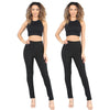 2 PACKS LADIES WOMENS BOOTLEG RIBBED TROUSERS STRETCH PULL ON PANTS 8-26 UK