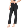 2 PACKS LADIES WOMENS BOOTLEG RIBBED TROUSERS STRETCH PULL ON PANTS 8-26 UK