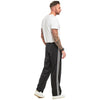 MENS SPORTS SILKY JOGGING BOTTOMS STRIPED JOGGERS GYM TRACKSUIT PANTS TROUSERS
