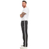 MENS SPORTS SILKY JOGGING BOTTOMS STRIPED JOGGERS GYM TRACKSUIT PANTS TROUSERS