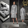 Women’s White PVC Trench Coat, Shiny Faux Leather Long Coat, Gothic Emo Fashion Jacket ussr sports