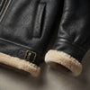 Kids Aviator Real Lambskin Shearling Leather Jacket – MF7 B3 RAF Pilot Flying Coat, Warm Winter Bomber Jacket ussr sports