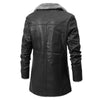 Men's Fur Lined Long Leather Coat Genuine Sheepskin Warm RAF Shearling Premium Winter Jacket