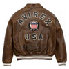 Men's Genuine Cow Leather Avirex Jackets American Flight Bomber Leather USA Premium Jackets