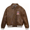 Men's Genuine Cow Leather Avirex Jackets American Flight Bomber Leather USA Premium Jackets