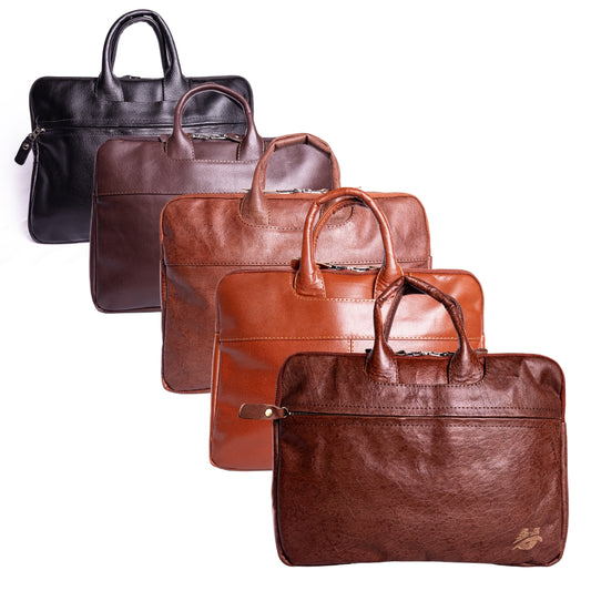 USSR Premium Quality Genuine Leather Bag Handbag Office Essentials Laptop Tote Travel Work UK