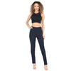 2 PACK WOMENS RIBBED STRAIGHT LEG TROUSERS LADIES STRETCH FINELY PANTS BOTTOMS