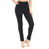 2 PACK WOMENS RIBBED STRAIGHT LEG TROUSERS LADIES STRETCH FINELY PANTS BOTTOMS