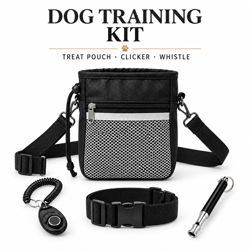 Dog Training Kit, Puppy Training Set with Treat Pouch, Clicker & Whistle, Dog Obedience Training Accessories Ussr Sports