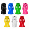 USSR seven-colour PVC trench coat main-image collage